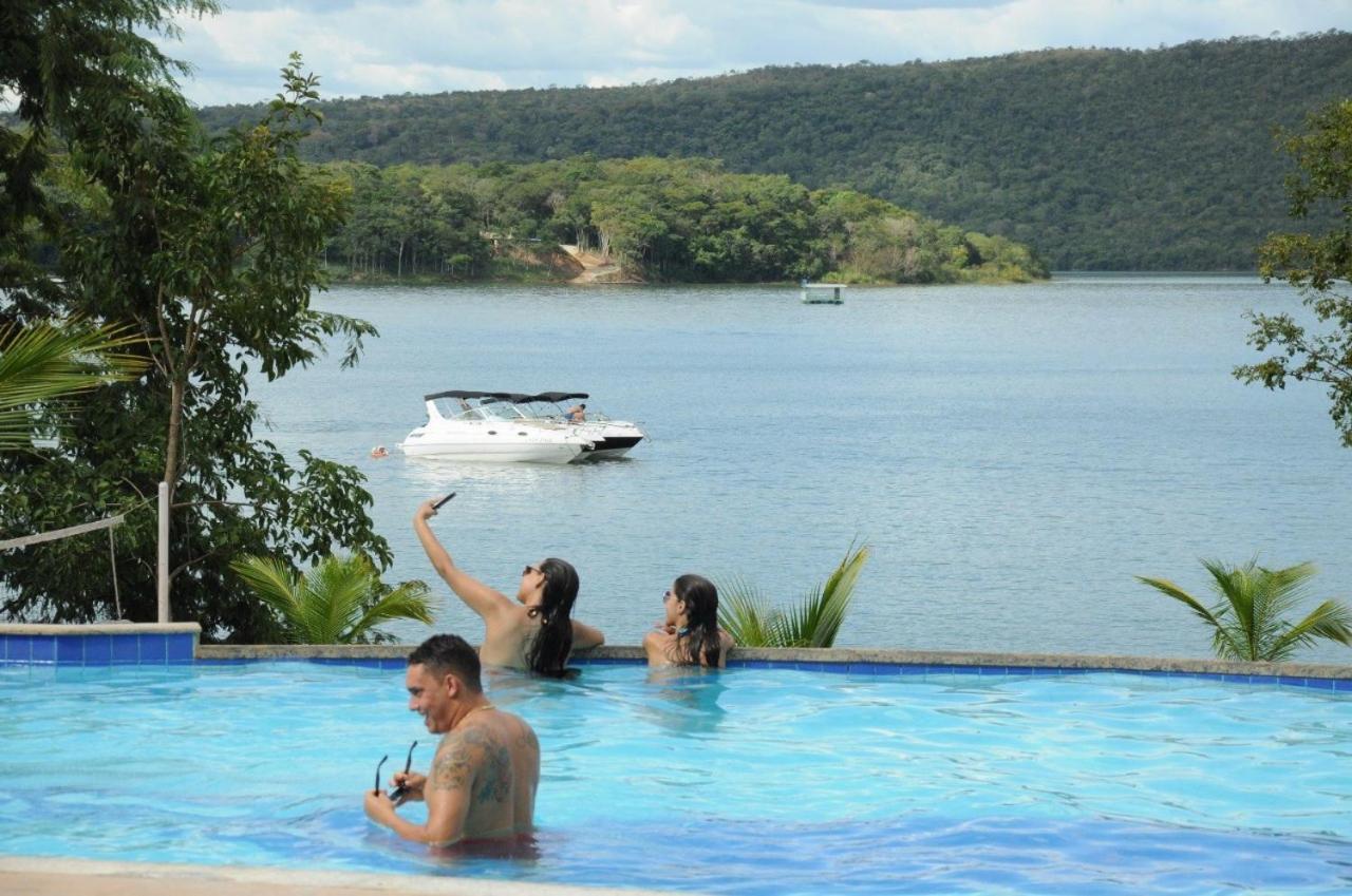 APÊ LINDO ALDEIA DO LAGO COM COZINHA MOBÍLIA NOVA JUNTO AO LAGO CORUMBÁ e KAWANA PARK Caldas Novas Exterior foto